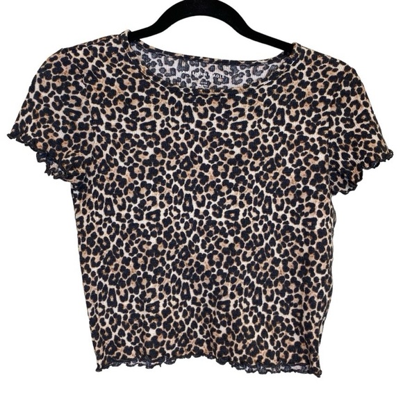 AE leopard print crop top - Picture 1 of 4
